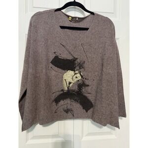 Femme Fatale Women's‎ Taupe Sweater Size Small
